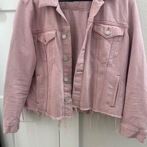 Lucky Brand Light Pink Jean Jacket